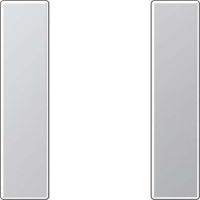 Tastensatz 1-fach A 501 TSA AL aluminium