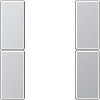 Tastensatz 2-fach A 502 TSA AL aluminium