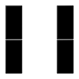 Tastensatz 2-fach LS 502 TSA SW schwarz Tastensatz 2-fach LS 502 TSA SW schwarz
