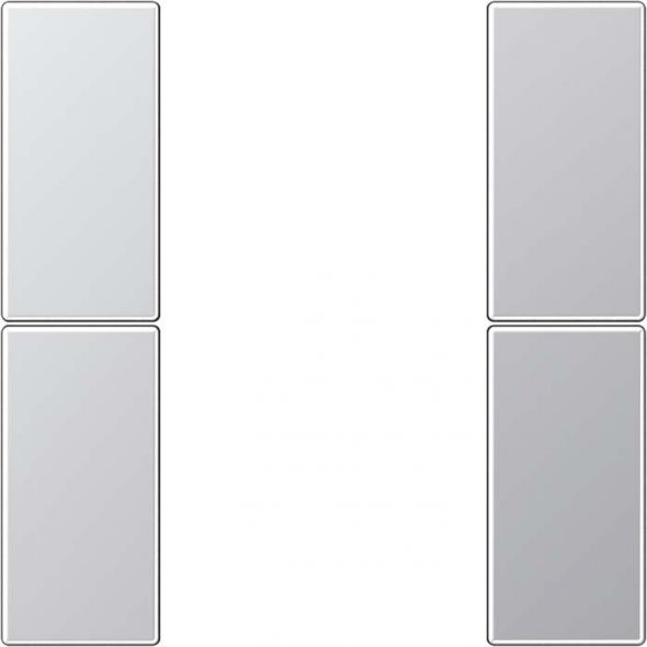 Tastensatz 2-fach AL 2502 TSA aluminium Tastensatz 2-fach AL 2502 TSA aluminium