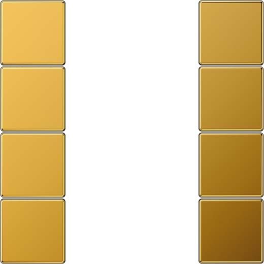 Tastensatz 4-fach LS 504 TSA GGO vergoldet