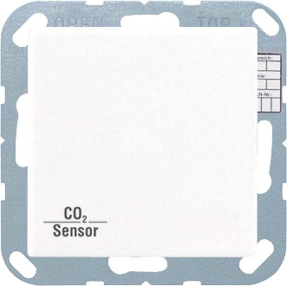 KNX CO2-Sensor RT-Regler CO2 A 2178 WW alpinweiß