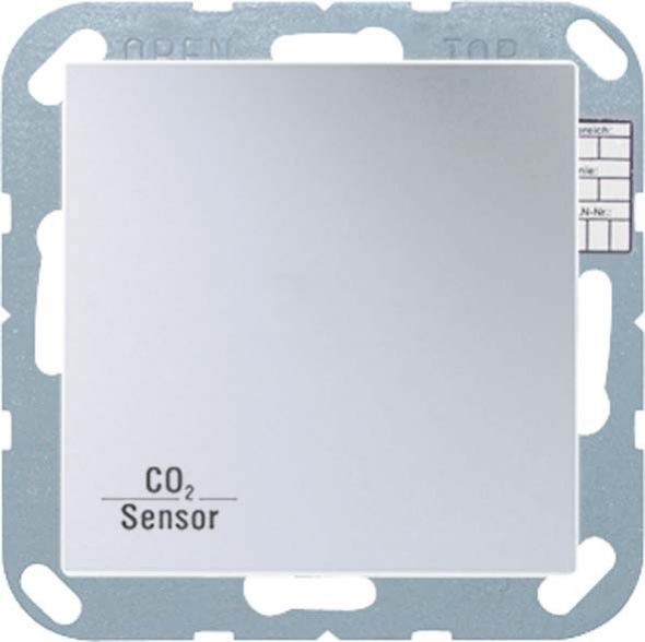 KNX CO2-Sensor RT-Regler CO2 A 2178 AL aluminium KNX CO2-Sensor RT-Regler CO2 A 2178 AL aluminium