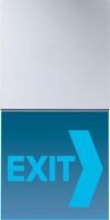 LED-Exit AL 2539 N71 RGB aluminium
