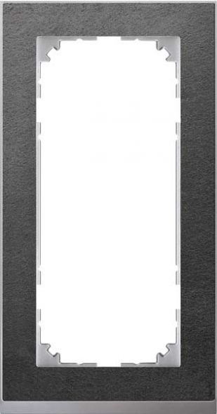 Decor-Rahmen 2-fach Schiefer o. MS
