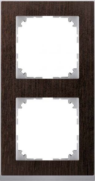 Decor-Rahmen 2-fach Wenge