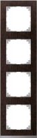 Decor-Rahmen 4-fach Wenge