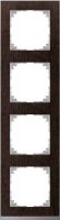 Decor-Rahmen 4-fach Wenge