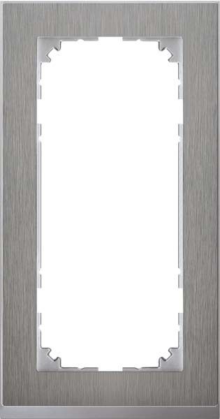 Decor-Rahmen 2-fach Edelstahl o. MS Decor-Rahmen 2-fach Edelstahl o. MS