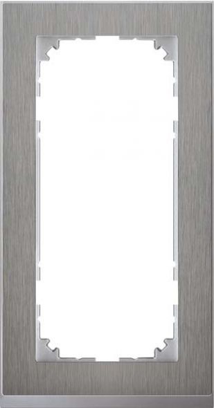 Decor-Rahmen 2-fach Edelstahl o. MS Decor-Rahmen 2-fach Edelstahl o. MS