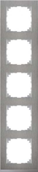 Decor-Rahmen 5-fach Edelstahl Decor-Rahmen 5-fach Edelstahl