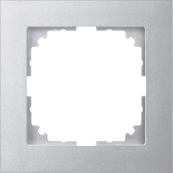 Rahmen M-Pure 1-fach aluminium Rahmen M-Pure 1-fach aluminium