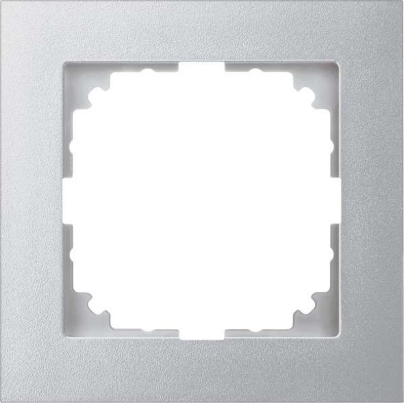 Rahmen M-Pure 1-fach aluminium Rahmen M-Pure 1-fach aluminium