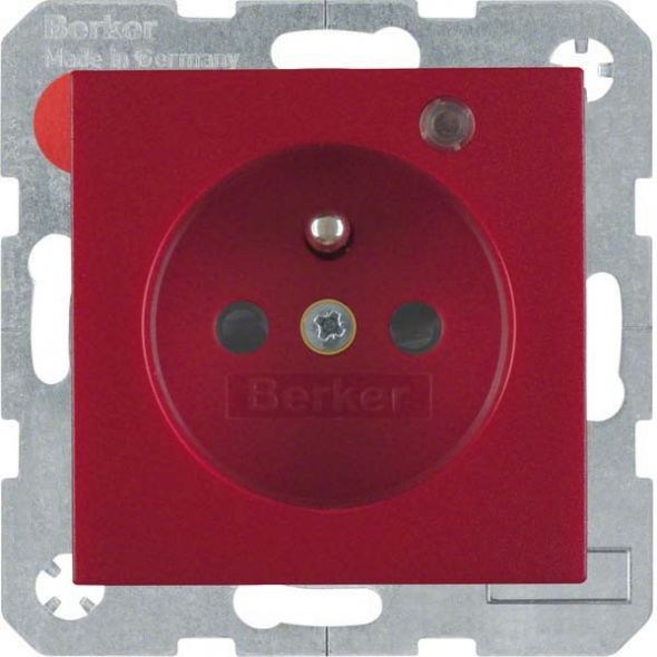 Steckdose 6765091915 rot matt Steckdose 6765091915 rot matt