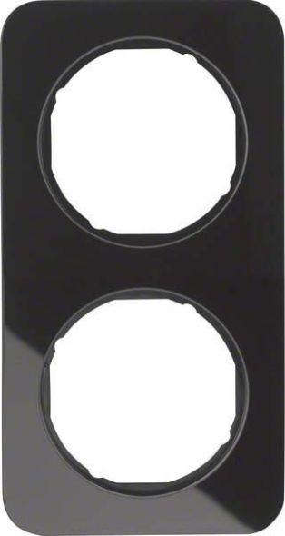Rahmen 2-fach 10122116 Glas schwarz Rahmen 2-fach 10122116 Glas schwarz