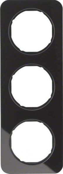 Rahmen 3-fach 10132116 Glas schwarz Rahmen 3-fach 10132116 Glas schwarz
