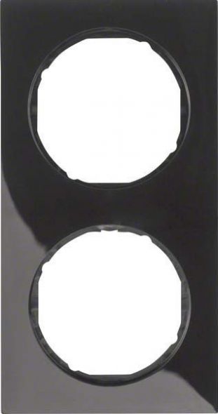 Rahmen 2-fach 10122245 schwarz glänzend Rahmen 2-fach 10122245 schwarz glänzend