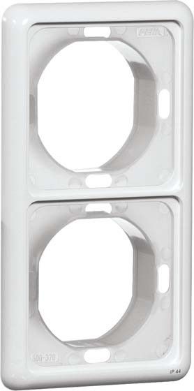 Rahmen 2-fach ws D 80.672 WU W Rahmen 2-fach ws D 80.672 WU W