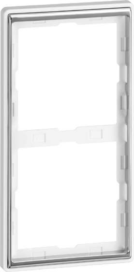 Rahmen 2-fach rws/chr D 95.572.02.60 Rahmen 2-fach rws/chr D 95.572.02.60