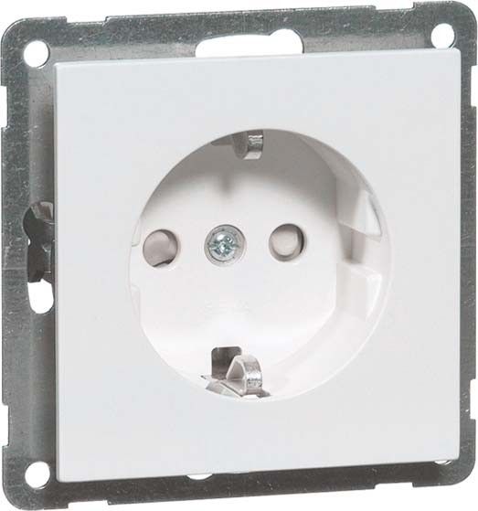 SCHUKO-Steckdose alu D 20.6511.70 SCHUKO-Steckdose alu D 20.6511.70