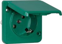 SCHUKO-Steckdose gn D 6711.42 WI WE S