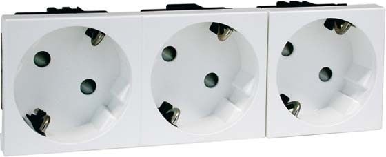 SCHUKO-EB-Steckd.3-fachant D 6213.21 EMS SI WI SCHUKO-EB-Steckd.3-fachant D 6213.21 EMS SI WI