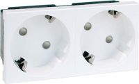 SCHUKO-EB-Steckd.2-fachant D 6212.21 EMS SI WI