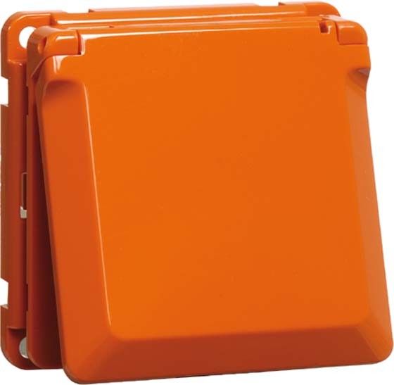 SCHUKO-Steckdose orange D 6711.33 K SCHUKO-Steckdose orange D 6711.33 K