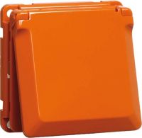 SCHUKO-Steckdose orange D 6711.33 K