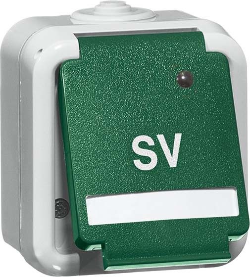 SCHUKO-Steckdose 1-fach gr D 6620 WAB GRÜN SV SCHUKO-Steckdose 1-fach gr D 6620 WAB GRÜN SV
