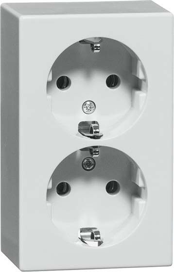 Steckdose SCHUKO 2fach H 6602.02 Steckdose SCHUKO 2fach H 6602.02