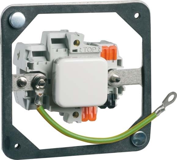 Druckschaltereinsatz alu D 326 ES WE Druckschaltereinsatz alu D 326 ES WE