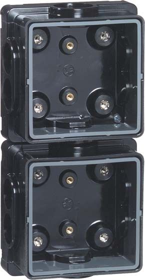 Einlassdose 2-fach sw D 2270/2 DO Einlassdose 2-fach sw D 2270/2 DO