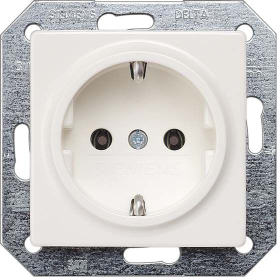 5UB1511 Schuko Steckdose Titanweiss