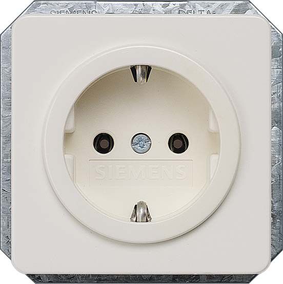5UB1403 Schuko Steckdose Titanweiss