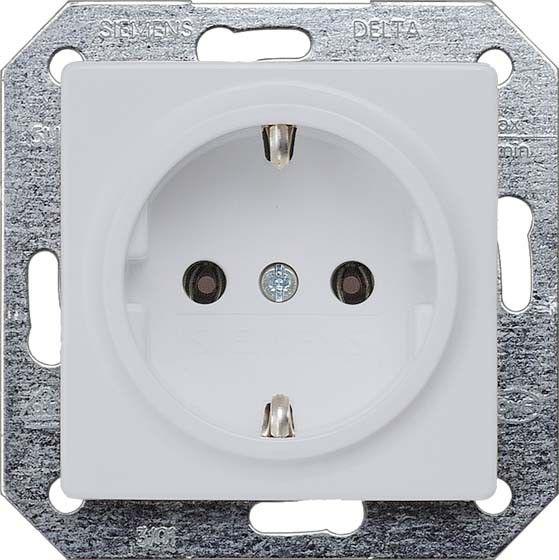 Steckdose 5UB1931 aluminium-metallic Steckdose 5UB1931 aluminium-metallic