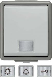 Taster 10A 250V, 66X75MM