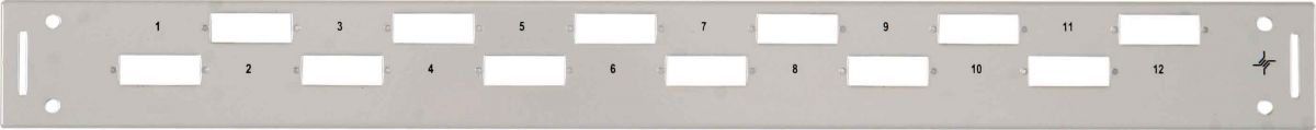 19Z.Frontplatte 1HE TN-FP12SCD-BV-1HE 19Z.Frontplatte 1HE TN-FP12SCD-BV-1HE
