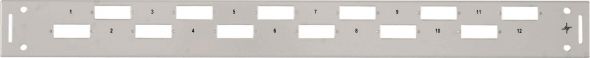 19Z.Frontplatte 1HE TN-FP12SCD-BV-1HE 19Z.Frontplatte 1HE TN-FP12SCD-BV-1HE