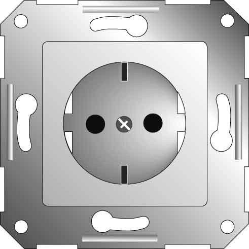 Steckdoseneinsatz reinweiss 275004 Steckdoseneinsatz reinweiss 275004