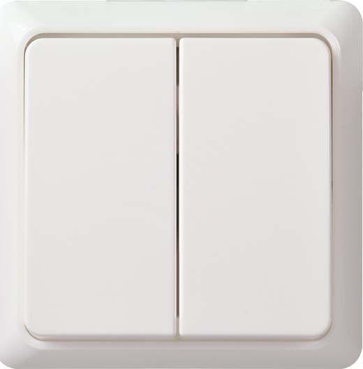 Serienschalter perlweiss 501500 Serienschalter perlweiss 501500