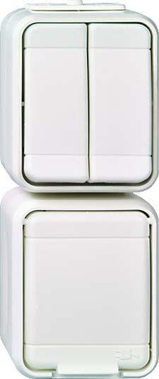 Serienschalter/Steckdose 10/16A Aqua Top 448529 Serienschalter/Steckdose 10/16A Aqua Top 448529