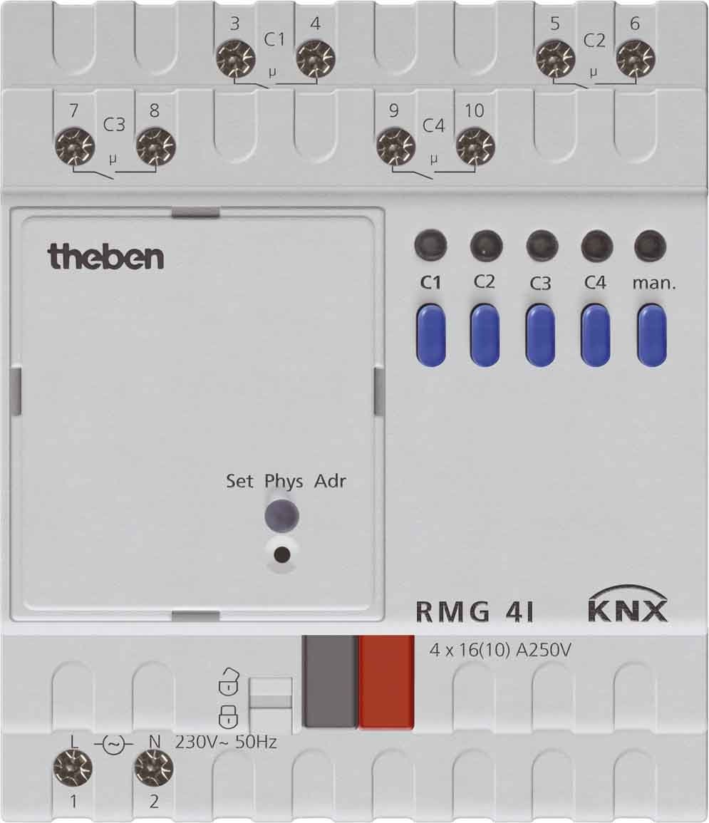 Schaltaktor RMG 4 I KNX Schaltaktor RMG 4 I KNX