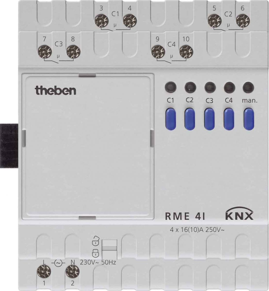 Schaltaktor RME 4 I KNX Schaltaktor RME 4 I KNX
