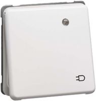 Steckdose Erdungsstift ws B 80.6671 K GLK SI W