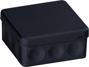 Kabelabzweigkasten AP9 LxB 86x86mm schwarz