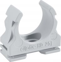 Kunststoffklemmschelle clipfix-HO 40mm grau halogenfrei