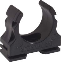 Kunststoffklemmschelle clipfix-UV 32mm schwarz