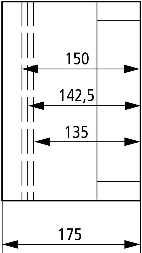 Einzelgehäuse CI43E-150 Einzelgehäuse CI43E-150