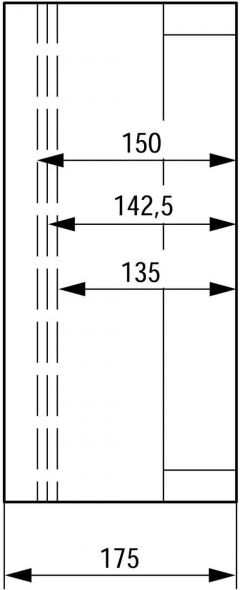Einzelgehäuse CI44E-150